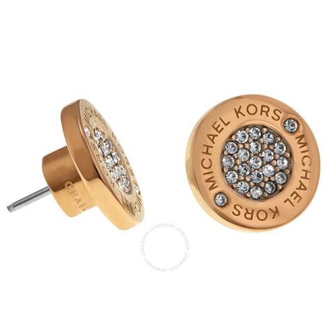 michael kors rose gold earrings ireland|designer rose gold stud earrings.